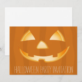 Tarjeta de invitación de la fiesta de Halloween de