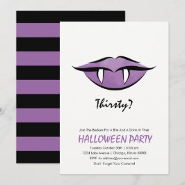 Tarjeta de invitación de la fiesta de Halloween pa