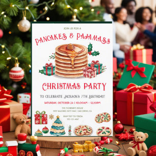 Tarjeta de invitación de la fiesta de Navidades de