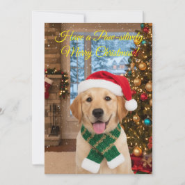 Tarjeta de invitación de la fiesta de Navidades de
