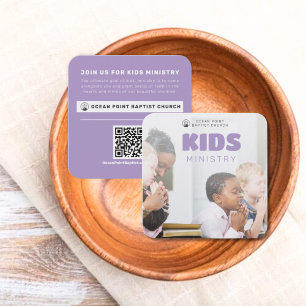 Tarjeta de Invitación de la Iglesia para el Minist