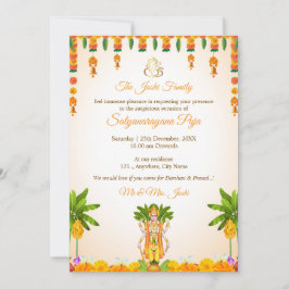 Tarjeta de invitación de la Katha de Sri Satyanara