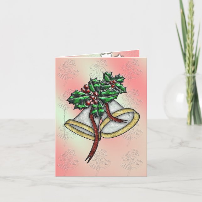 Tarjeta de invitación de las campanas plateadas (Anverso)