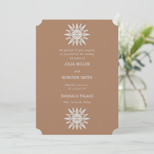 Tarjeta de invitación de matrimonio para Fiestas i