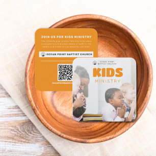 Tarjeta de Invitación de Ministerio de Niños de la