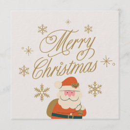 Tarjeta de invitación de Navidad alegre
