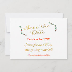 Tarjeta de invitación de Navidad con acebo para gu