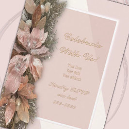 Tarjeta de Invitación de Navidad Para Nosotros