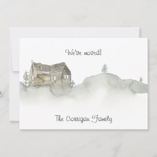 Tarjeta de Invitación de nueva dirección de casa r