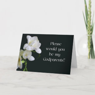 Tarjeta de invitación de padrinos