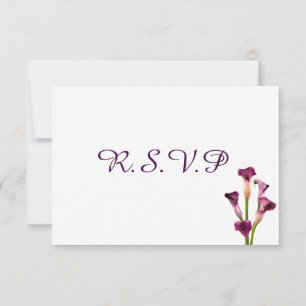 TARJETA DE INVITACIÓN DE PAPEL 3.5X5 R.S.V.P.