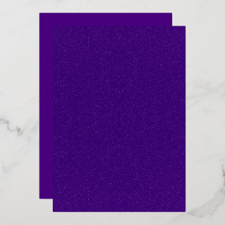 Tarjeta de Invitación de Papel de Estaño Morado de