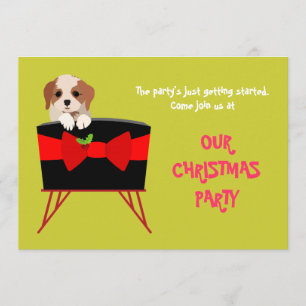 Tarjeta De Invitación De Parte De Navidades Cutos