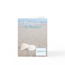 Tarjeta de invitación de pasaporte|5.6" x 4