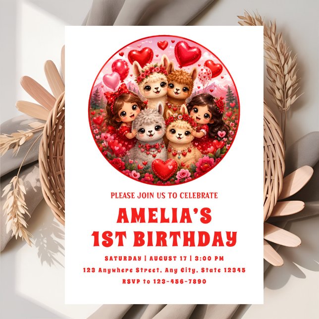 Tarjeta de Invitación de Primer Cumpleaños de Alpa (Subido por el creador)