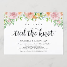 Tarjeta de invitación de recepción de boda de roma