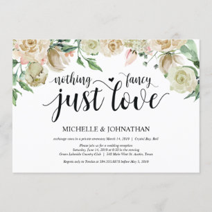 Tarjeta de Invitación de Recepción de Huida de Pri