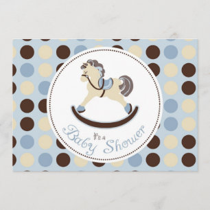 Tarjeta de invitación de Rocking Horse Boy