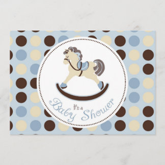 Tarjeta de invitación de Rocking Horse Boy