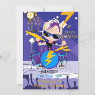 Tarjeta de invitación de salida de mermelada de cu