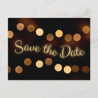 Tarjeta de invitación de "Save the Date" y mensaje