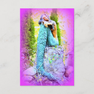 tarjeta de invitación de sirena para dormir