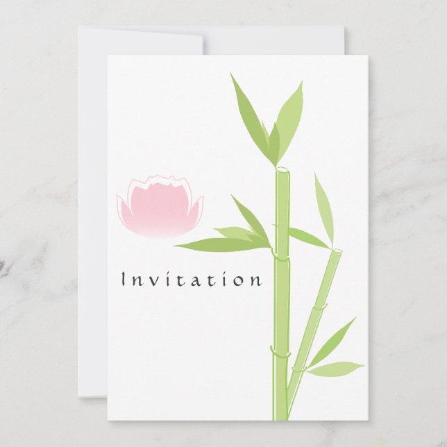 Tarjeta de Invitación de Spa Elegante (Anverso)