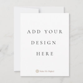 Tarjeta de invitación de un solo lado de 4,25 x 5,