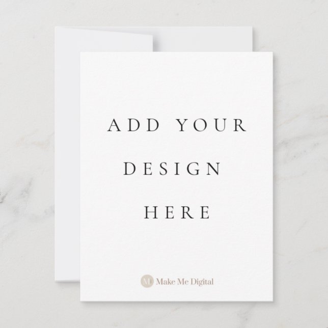 Tarjeta de invitación de un solo lado de 4,25 x 5, (Anverso)