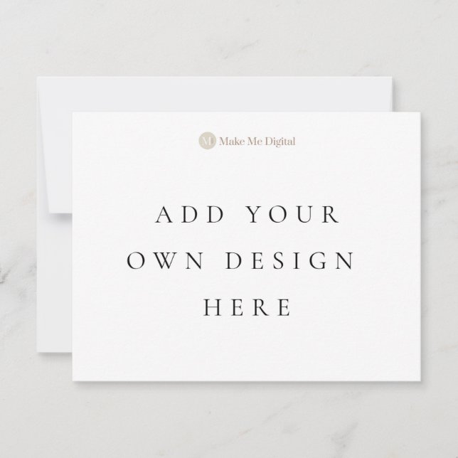 Tarjeta de invitación de un solo lado de 4,25 x 5, (Anverso)