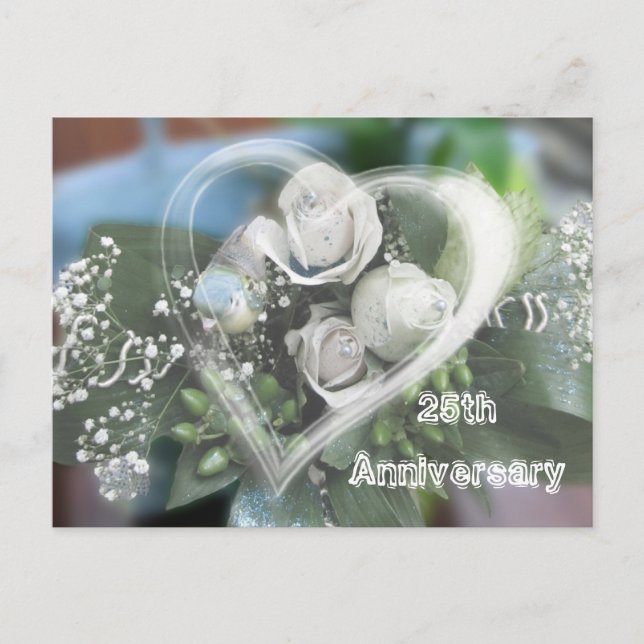 Tarjeta de invitación del 25 aniversario (Anverso)