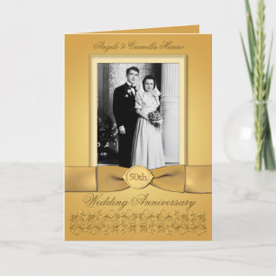 Tarjeta de Invitación del 50 Aniversario de Double
