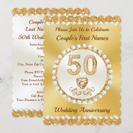 Tarjeta de Invitación del 50 Aniversario, Personal