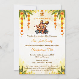 Tarjeta de Invitación del Camino Tradicional de Su