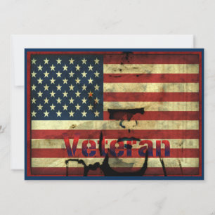 Tarjeta de invitación del Día de los Veteranos de