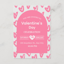 Tarjeta de Invitación del Día de San Valentín