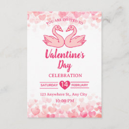 Tarjeta de invitación del Día de San Valentín