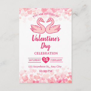 Tarjeta de invitación del Día de San Valentín