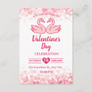 Tarjeta de invitación del Día de San Valentín