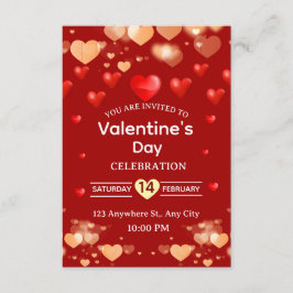 Tarjeta de Invitación del Día de San Valentín