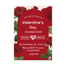 Tarjeta de Invitación del Día de San Valentín