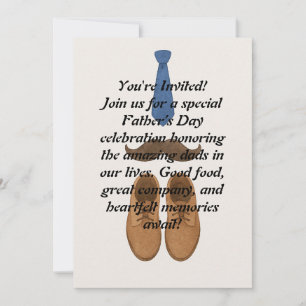 Tarjeta de invitación del Día del Padre