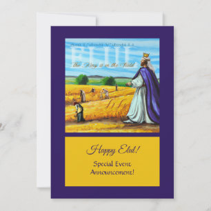 Tarjeta de Invitación del evento especial judío El