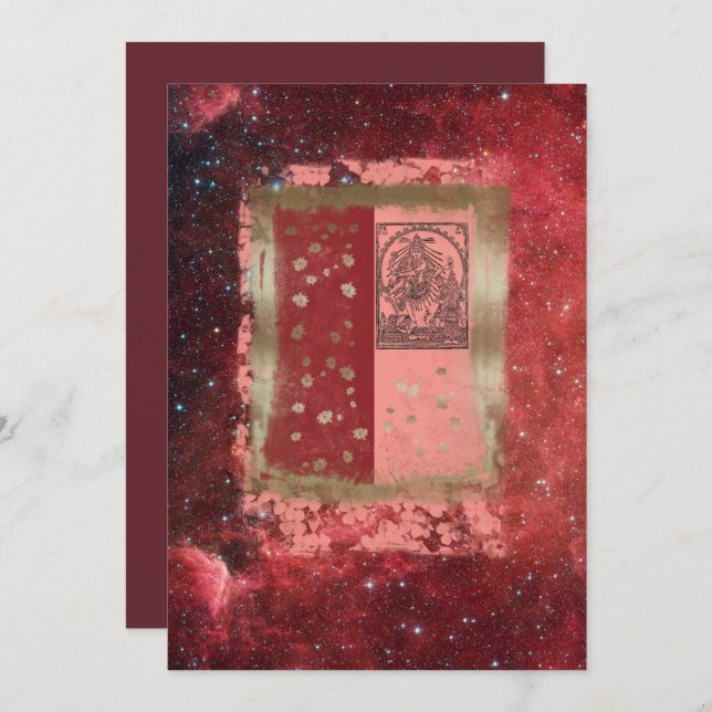 Tarjeta de Invitación del Señor Shiva (Anverso / Reverso)