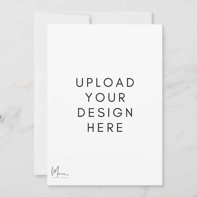 Tarjeta de Invitación delantera y trasera (Anverso)