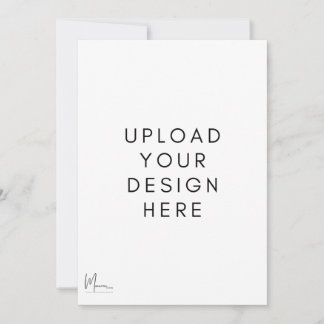 Tarjeta de Invitación delantera y trasera