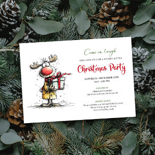 Tarjeta de invitación digital caprichosa de Reno p