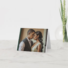 Tarjeta de Invitación doblada de par pequeño de 4"