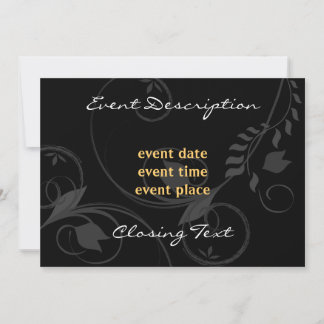 Tarjeta de Invitación Elegante