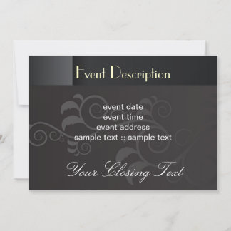 Tarjeta de Invitación Elegante